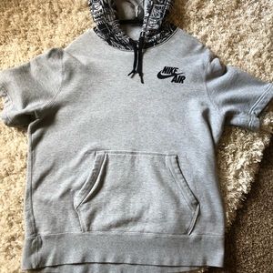 Nike short sleeve hoodie